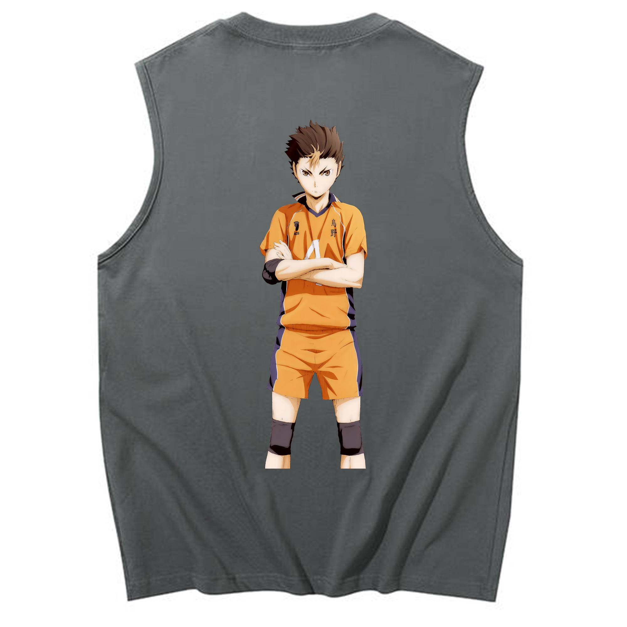 （画像用） ハイキュー!! Haikyu!! コットン100％タンクトップ（背面プリント）